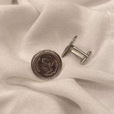 1 Rupee Coin Cufflinks