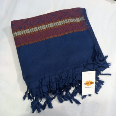 Khaadi’s Shawl ( Blue and Maroon )