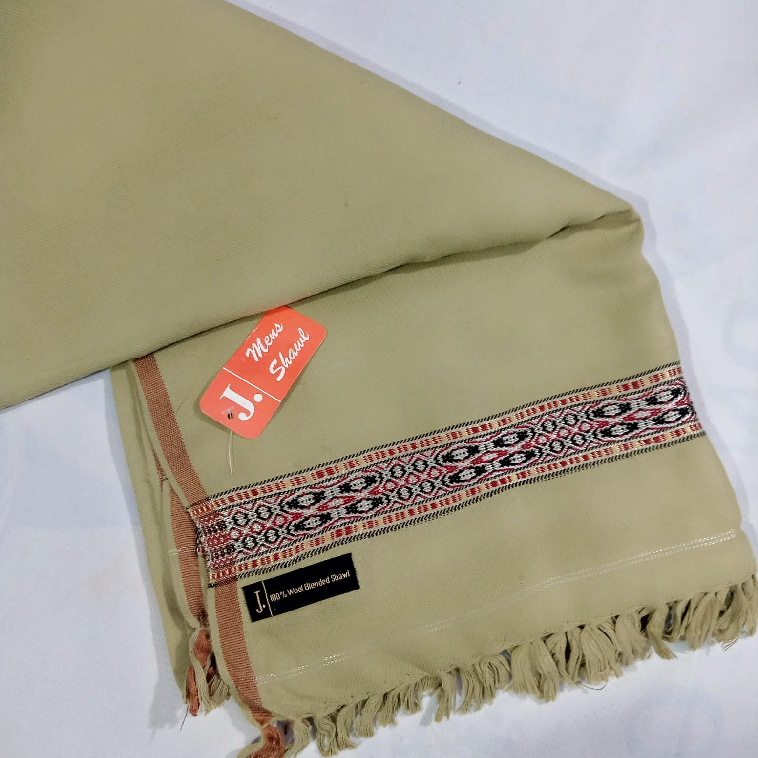 J. Mens Wool Shawl
