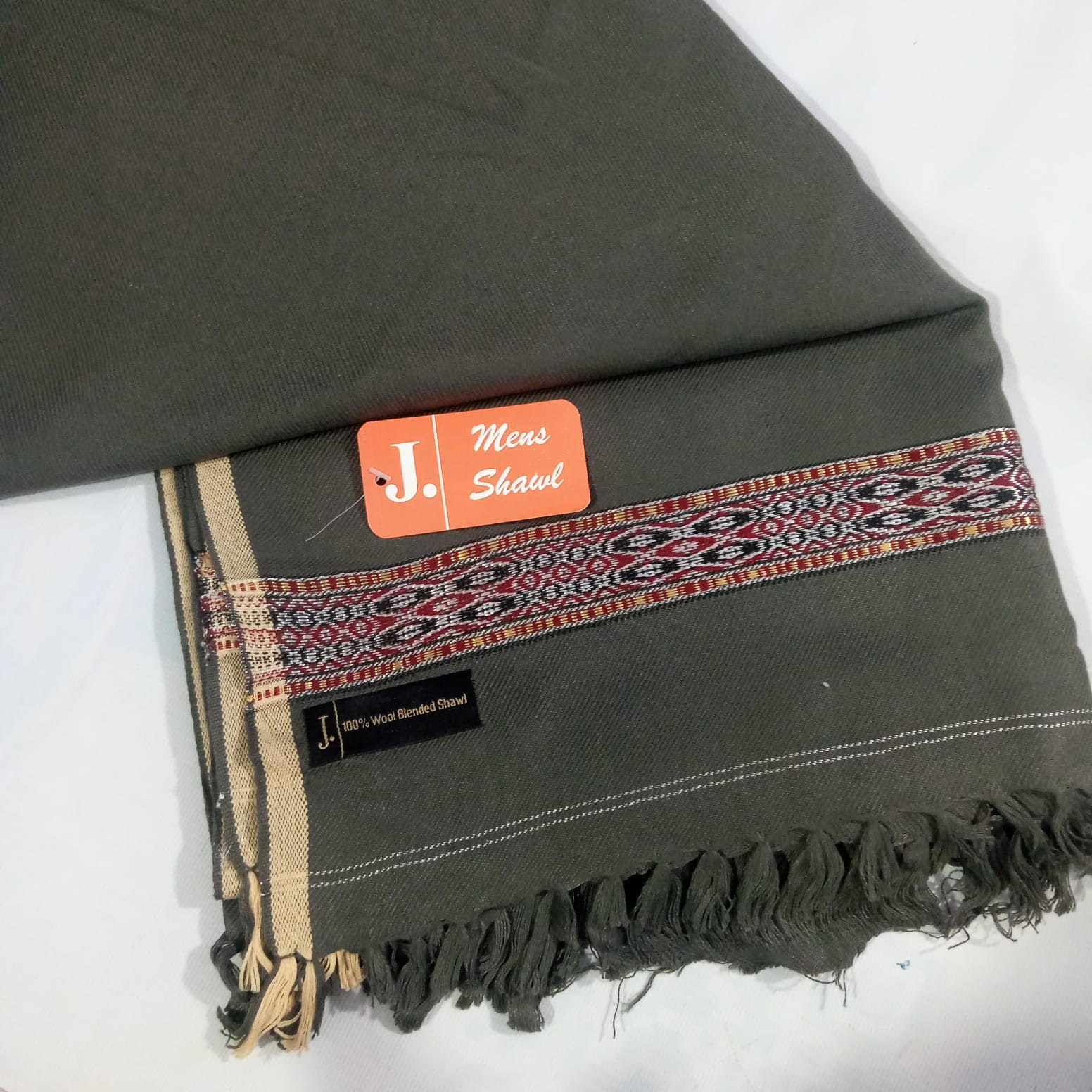 J. Mans Wool Shawl