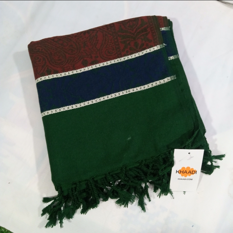 Khaadi's Shawl ( Green, Red and Blue )