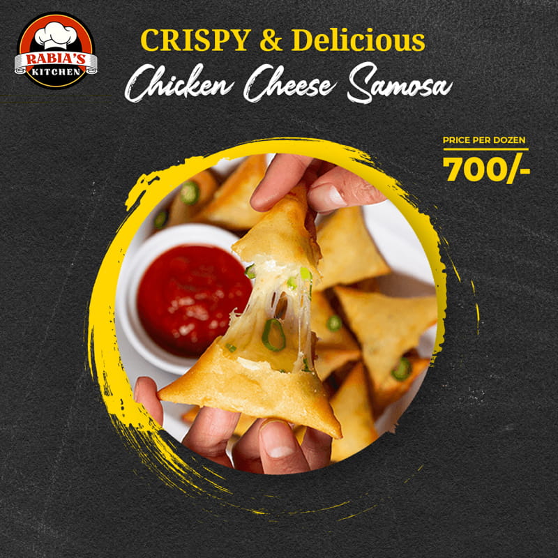 Chicken Cheese Samosa (12 Pcs)