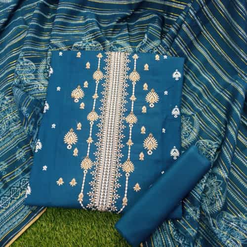 Zinc Noor e Azal 3 Piece Fully Embroidery