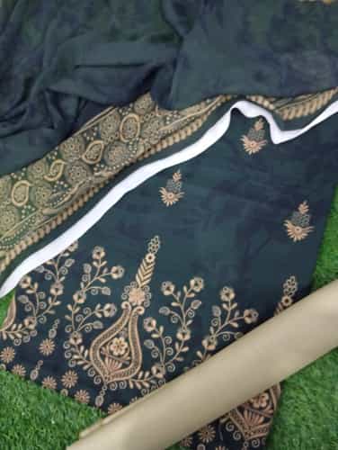 Khaadi 3 Piece Green Colour