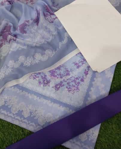 Khaddi 3 Piece Purple