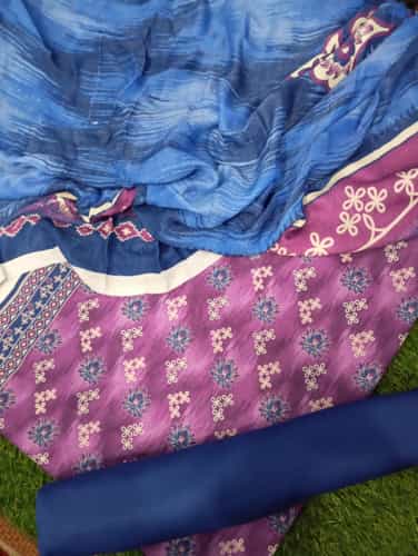 Sohaye 3-piece Blue and Purple