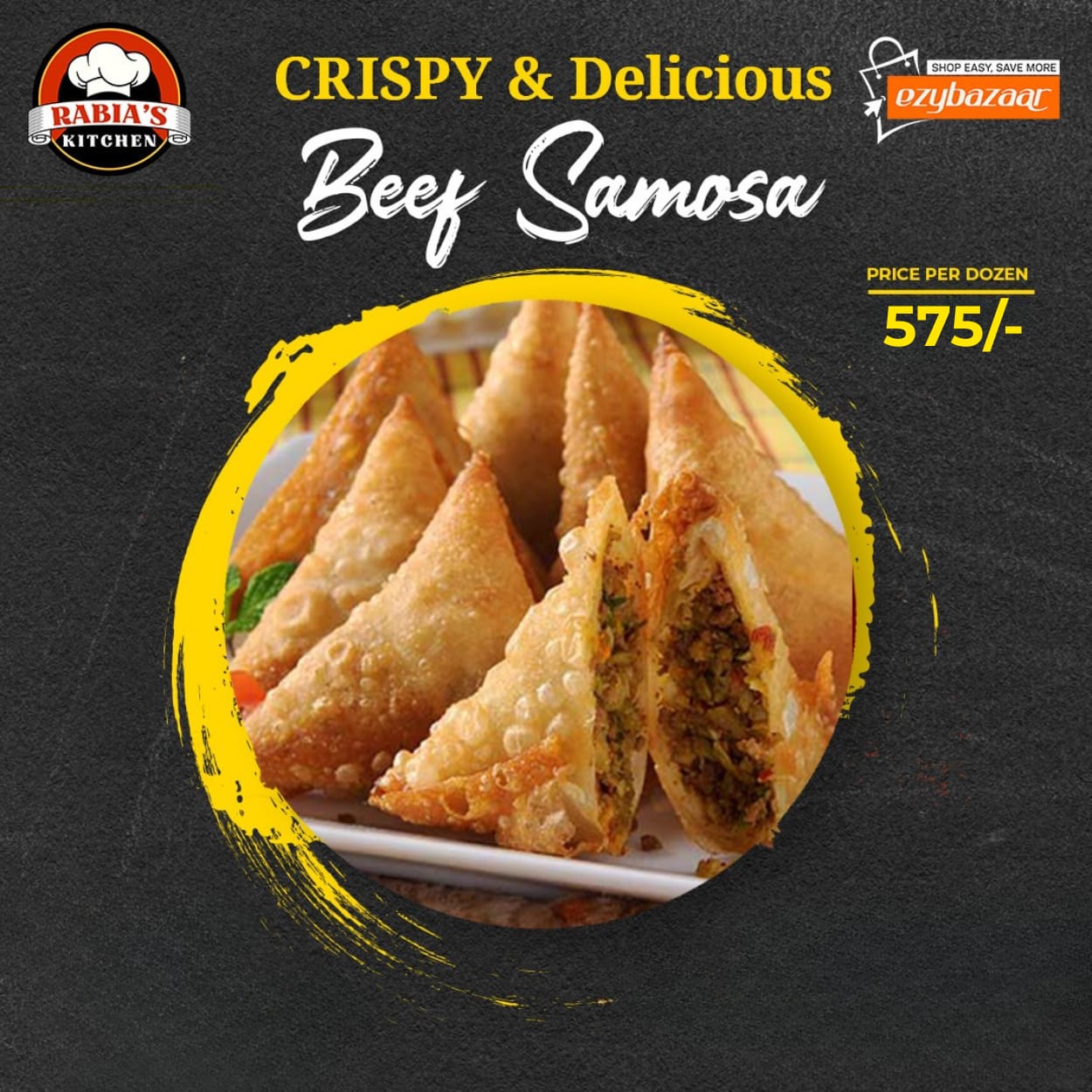 Beef Samosa (12 Pcs)